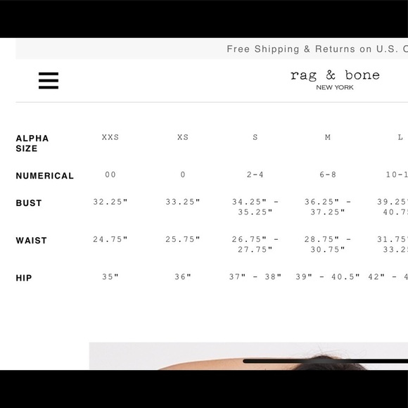 Rag and Bone Lawson Chevron Active Leggings sz XS - Picture 11 of 13